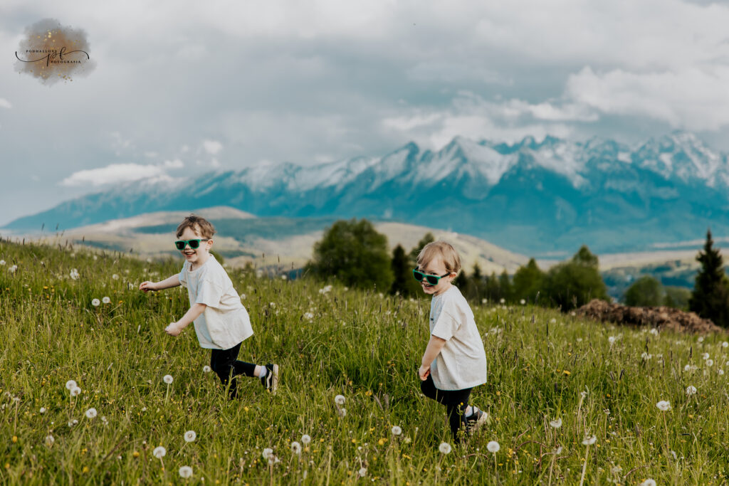 sesja dziecięca z widokiem na Tatry